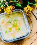 Ăn dặm- soup rau củ thịt heo