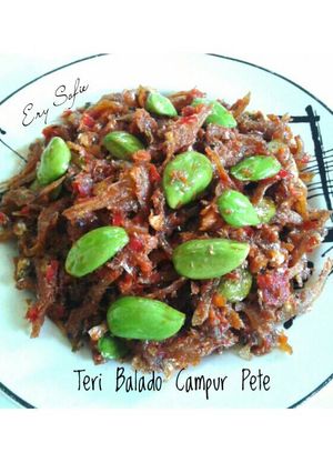 Foto resep Teri Balado Campur Pete