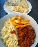 Chilli con carne & sides feed 4 for under £5