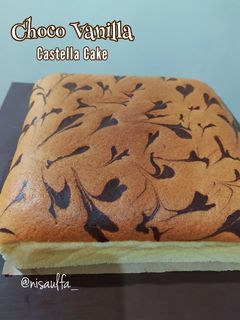 Foto resep Choco Vanilla Castella Cake