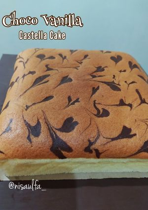 Foto resep Choco Vanilla Castella Cake