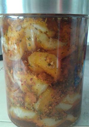 Una foto de Berenjenas al escabeche