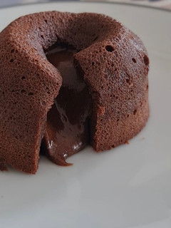 Una foto de Coulant de chocolate