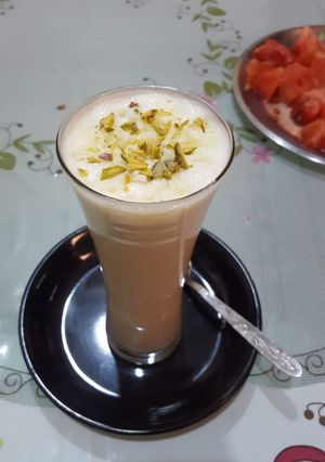 A picture of Kalakand lassi.