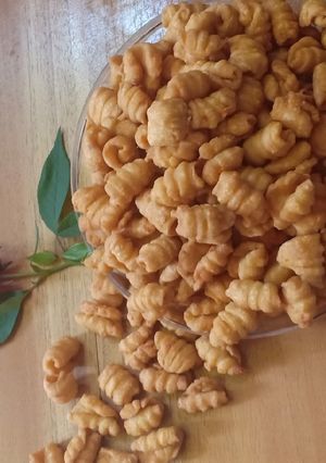 Foto resep Kue Kerang Bawang Pedas