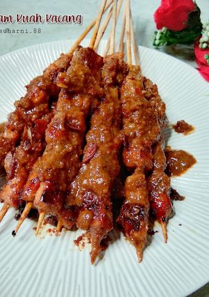 Foto resep Sate Ayam Bumbu Kacang