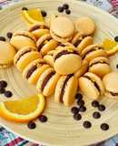 Narancsos-csokoládés ganache macaronba 🍊🍫