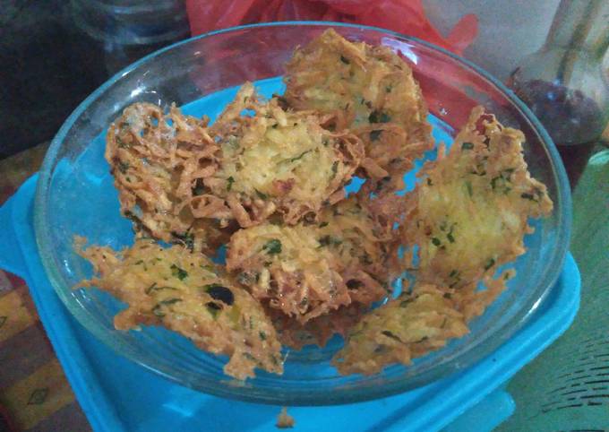 Spicy hash browns/kentang goreng telur