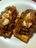 Pulled Pork Bourguignon con Brioche francés