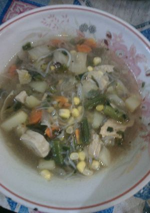 Foto resep Sop tahu jagung manis