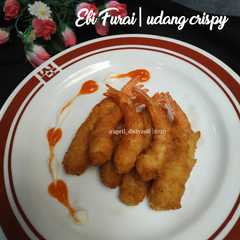 A picture of Ebi furai (tips agar tegak lurus).