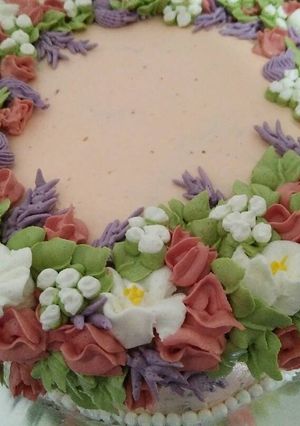 Foto resep 'flower' Butter Cream