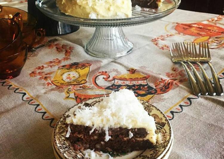 Easiest Way to Make Favorite French Chocolate &amp; Coconut Cake