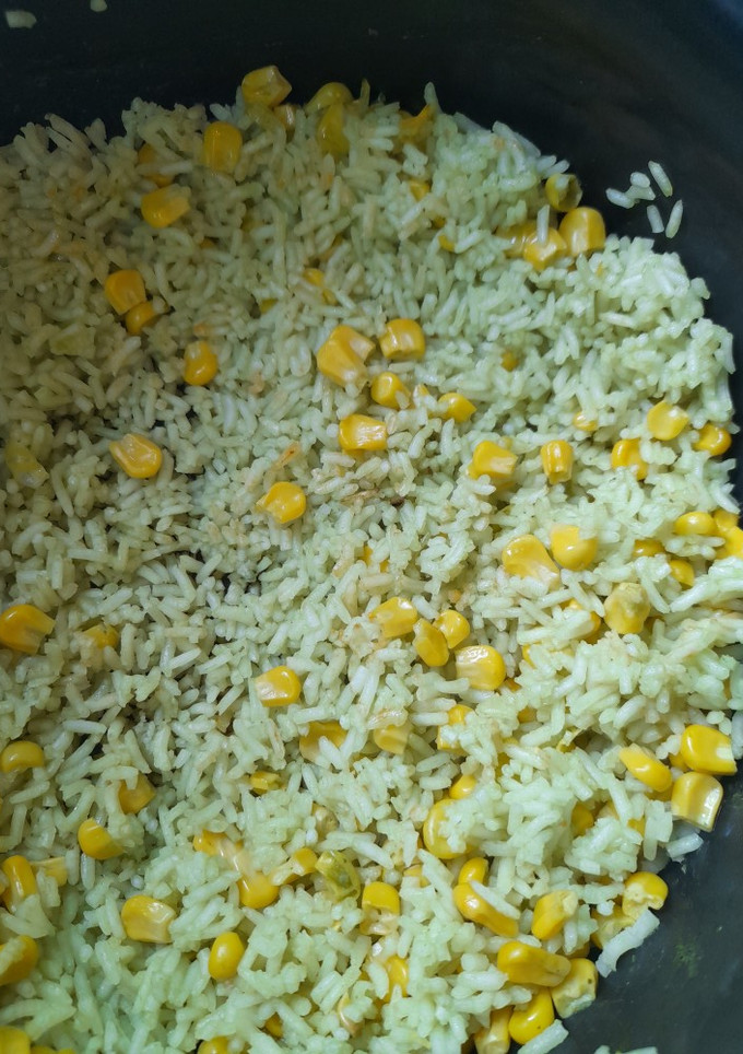 Una foto de Arroz verde (poblano)