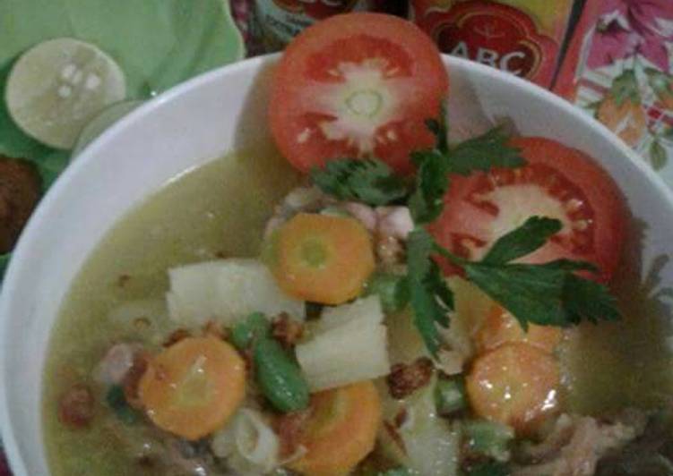 Resep Sop singkong ala evigani Anti Gagal