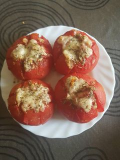 Una foto de Tomates con parmesano