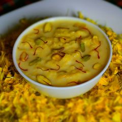 A picture of Egg Rabri.