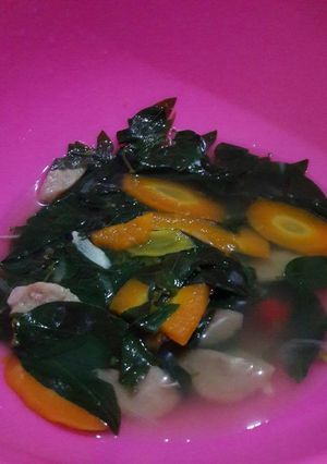 Foto resep Sayur Daun Katuk dg Baso&Wortel No MSG