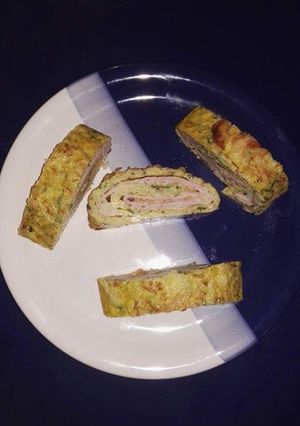 Cukkinitekercs recept fotója