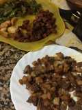 Migas de pan sobrante