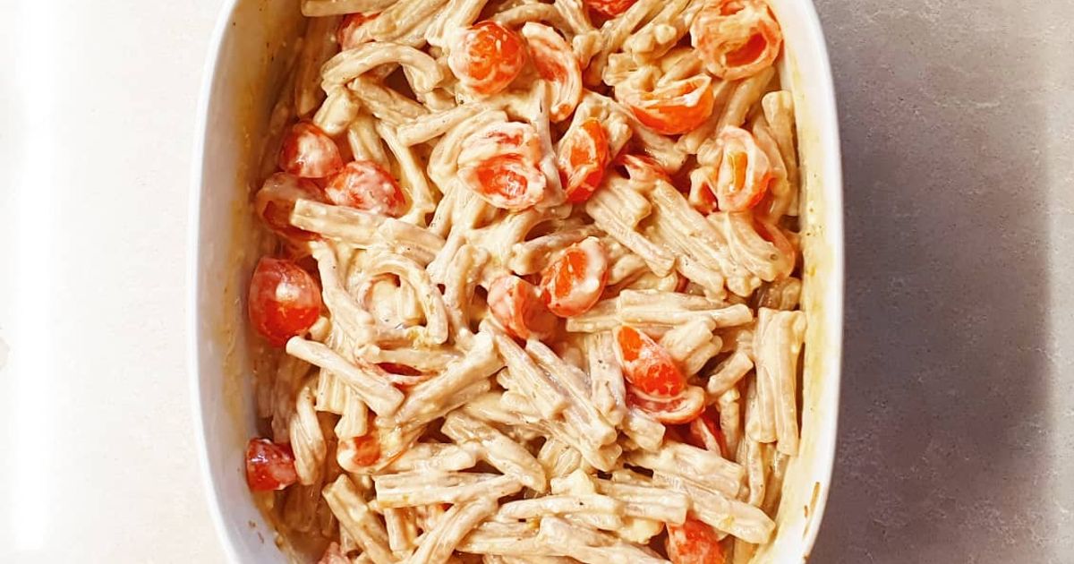 Ricetta Pasta Con Feta Al Forno E Pomodorini di Antonella ...