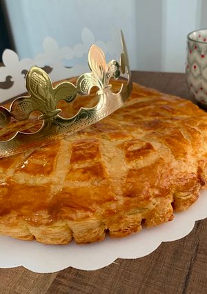 Une photo de Galette d’anniversaire à la crème frangipane