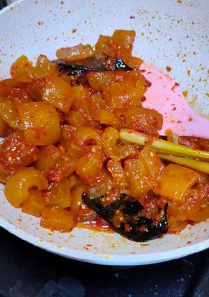Foto resep Oseng kikil mercon balado