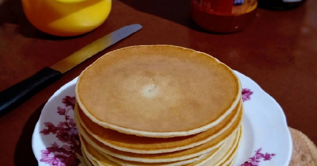 Resep Pancake🥞Susu Kental Manis (SKM) oleh FiDy Cookpad