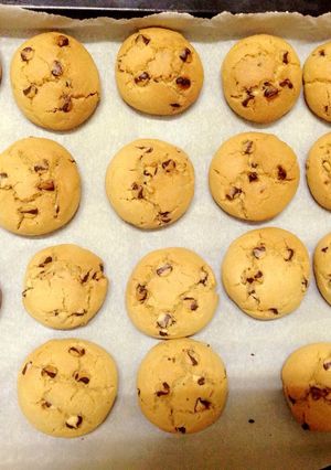 Hình của món Cookie bơ socola chip.