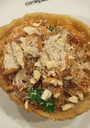 A picture of Sooji halwa.