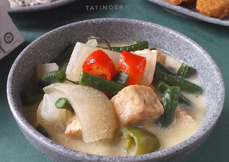 Tumis Campur Kuah Santan