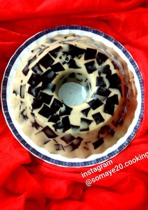 عکسی از دستور ژله موزائیکی (نسکافه و قهوه)