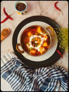 কড়াই পনির (kadai paneer recipe in Bengali) রেসিপির প্রধান ছবি