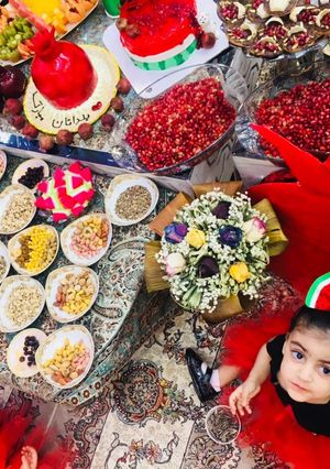 عکسی از دستور یلدای ما 😍😋♥
