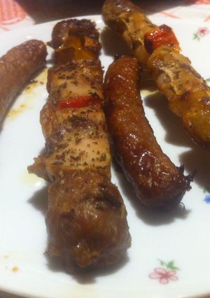Foto di #ilboccatv# spiedini con salsiccia