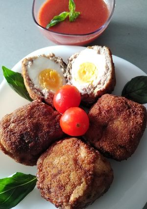 O poză a rețetei Ouă scotiene.