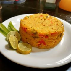 A picture of Semolina Upma.