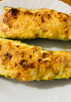 Keto töltött cukkini recept fotója