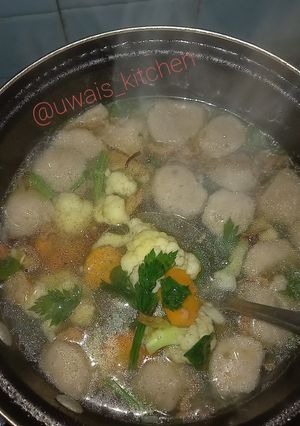 Foto resep Sop bakso sat set 😉