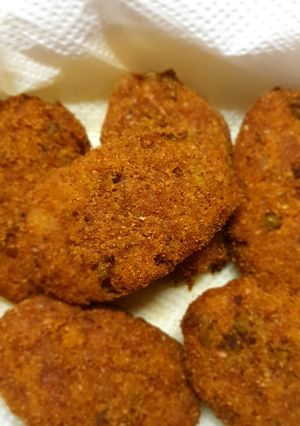 A picture of Veggie cutlets.