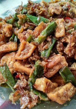 Foto resep Tumis Takabi ala-ala (tahu, kacang, ebi)