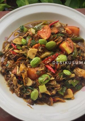 Foto resep Tumis Kerang Pete Saus Tiram