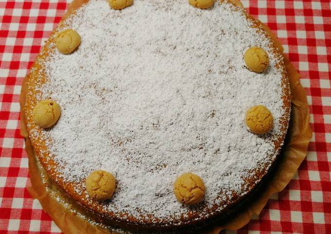 Ricetta Torta Agli Amaretti Di Monica Barbero Cookpad