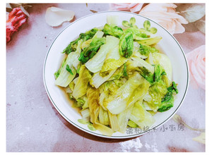 清炒大陸妹（福山萵苣） 的食譜成品照片