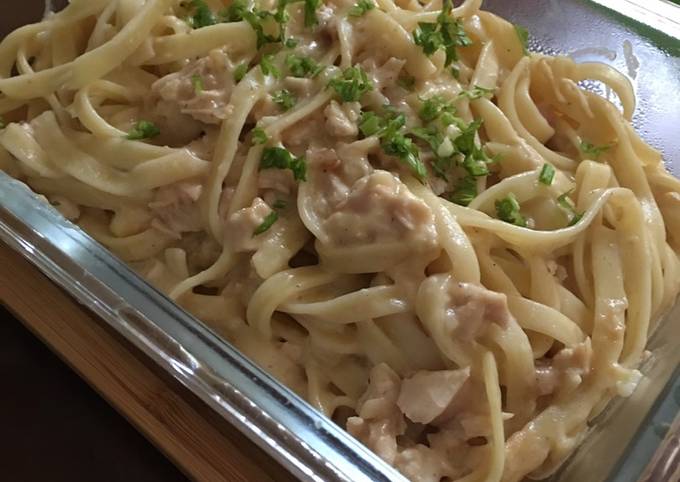 Resep Fettucini Carbonara Oleh Kumala Dwiputri Cookpad