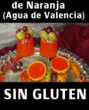 Gelatina Cóctel de Naranja sin gluten (Agua de Valencia)