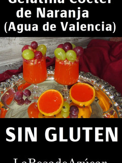 Una foto de Gelatina Cóctel de Naranja sin gluten (Agua de Valencia)