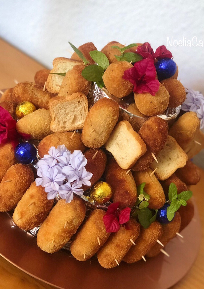 Una foto de Tarta de croquetas !!