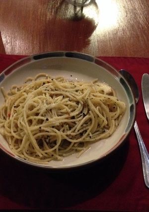Foto resep Spaghetti aglio olio ala rumahan