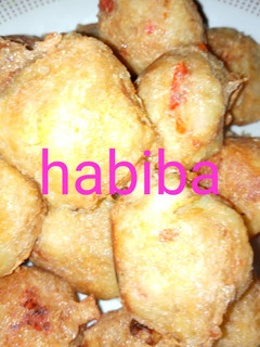 A picture of Cassava balls.